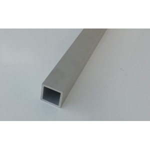 Tube carré aluminium 30 x 30 x 2 - Longueur 1 mètre