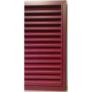 Grille de Ventilation en Aluminium laqué PAS 50HP avec moustiquaire - 300 X 300 mm