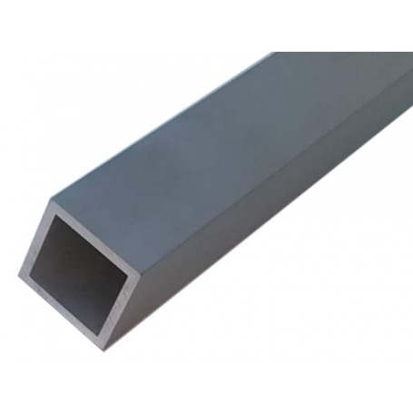 Tube carré aluminium 60 x 60 x 4 mm - longueur 2 mètres