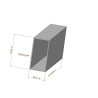 Tube Rectangle Acier 100x50x3 Mm - Longueur Au Choix De 50 à 300 Cm (acier S235 Brut) - Pour Bricolage, Construction