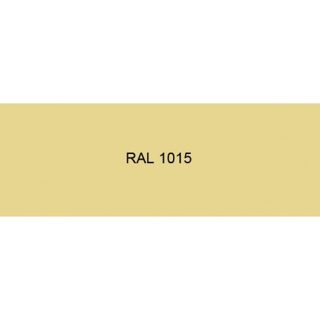 Pliage en L (Cornière) Tôle en Acier 75/100 prélaqué d'usine ivoire RAL 1015