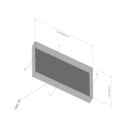 Tôle aluminium brute