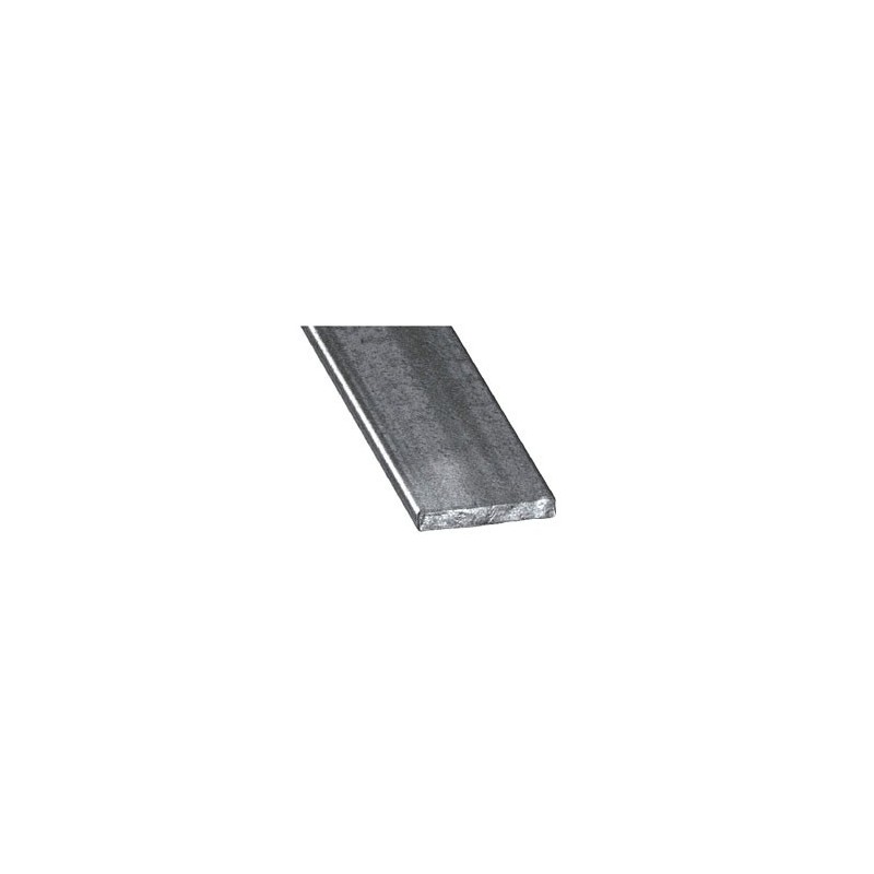 Barre LISSE PLAT Longueur 3000 Section 20x10 ACIER Ref: PL20x10-3000