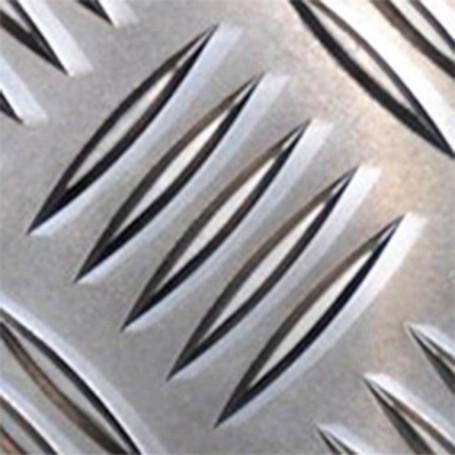 Tôle aluminium damier - Plaque de 500 x 500 mm
