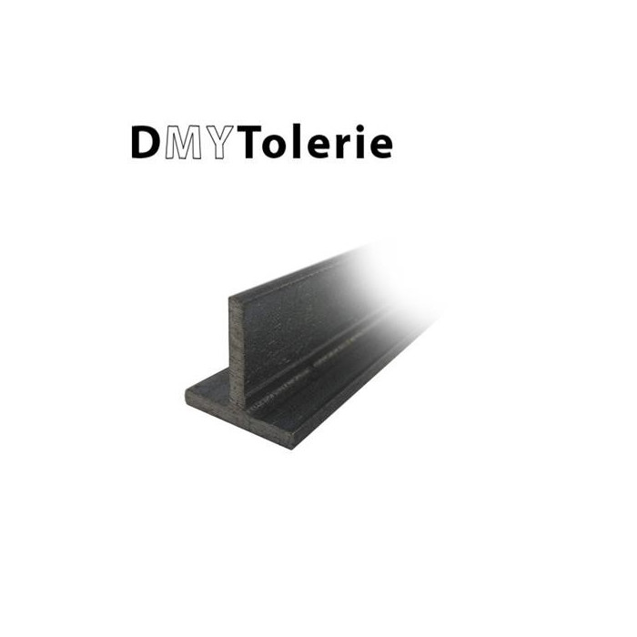 Barre de Fer à Té en acier 20 x 20 x 3 mm - Longueur 1 mètre