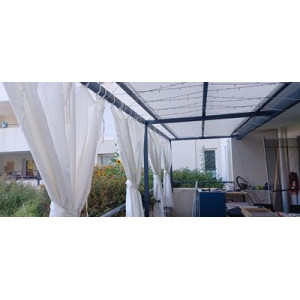 Pergola en acier sur mesure thermolaqué